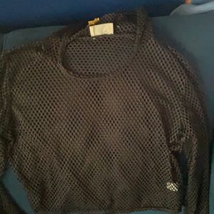 Black shirt with holes